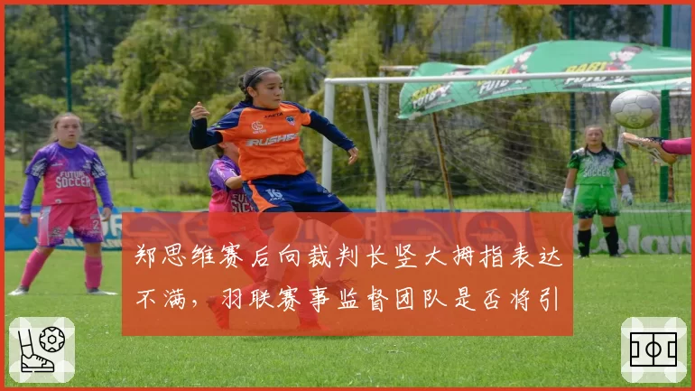 郑思维赛后向裁判长竖大拇指表达不满，羽联赛事监督团队是否将引入第三方独立仲裁岗